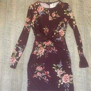 Long Sleeve Floral Dress